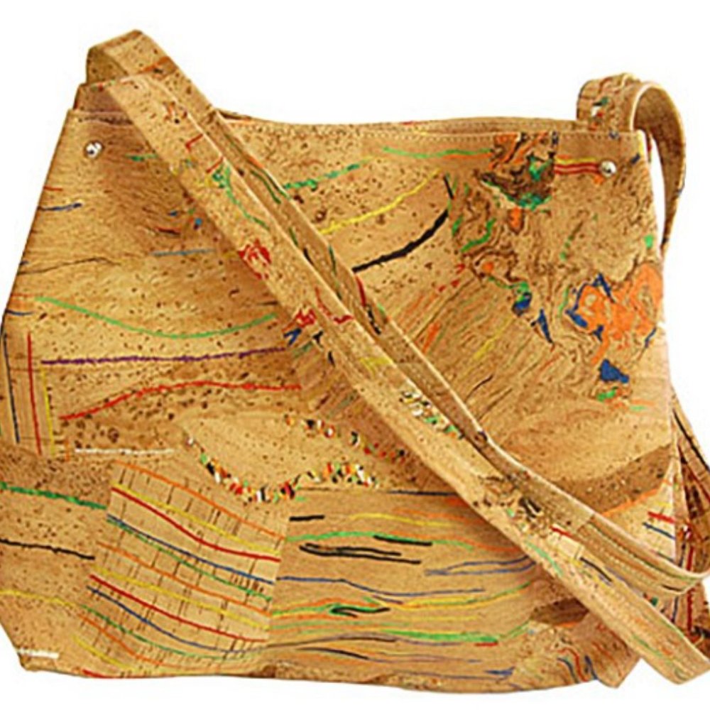Corx Maia rainbow multicolor paint splatter tote handbag (new)